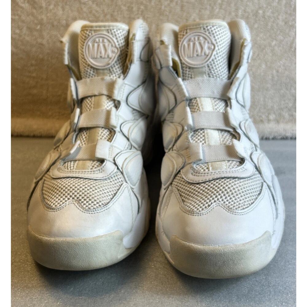 Nike Air Max2 Uptempo 94 Triple White 922934-100 Barkley Mens Size-11